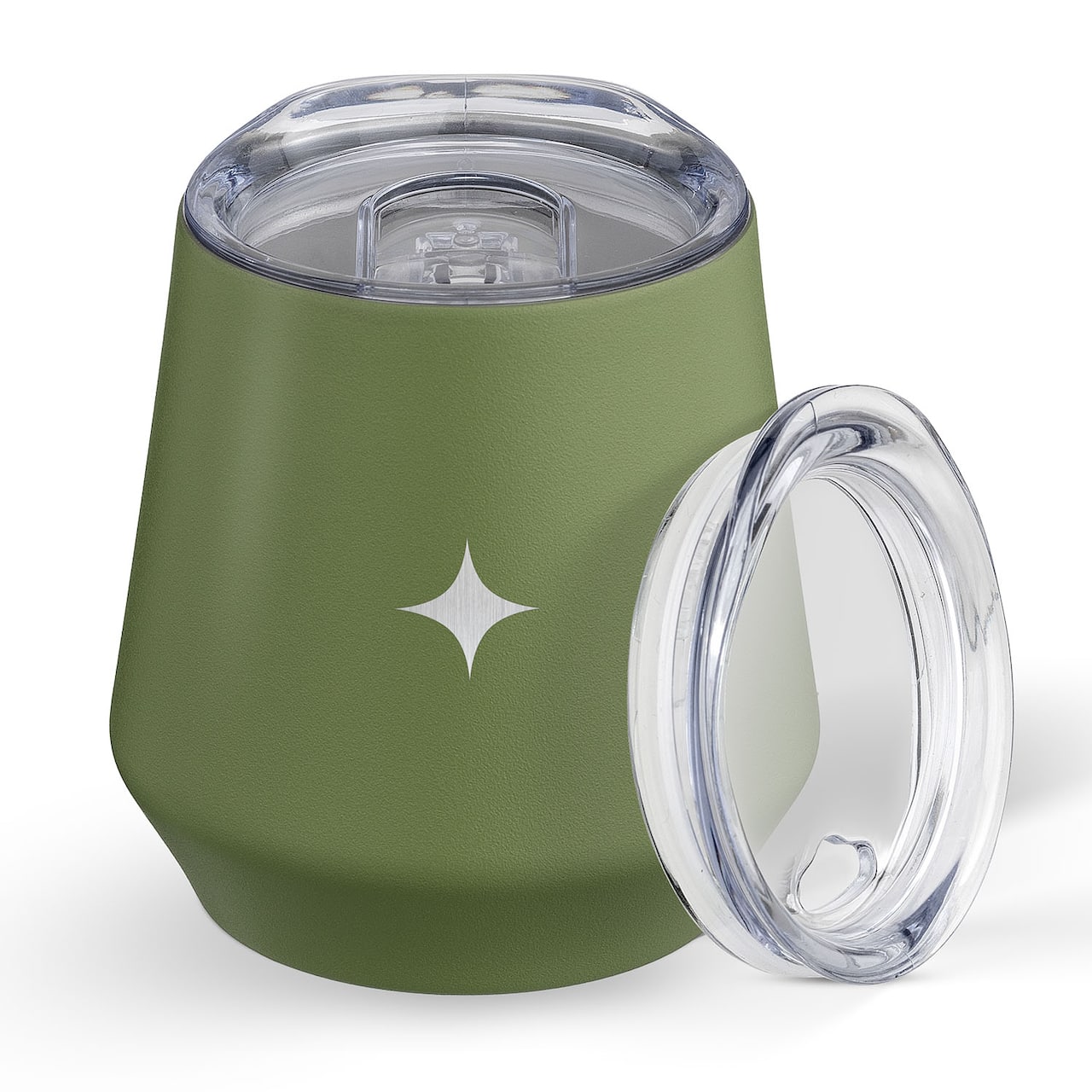 JoyJolt® 12oz. Vacuum Insulated Stemless Wine Tumbler with Lid